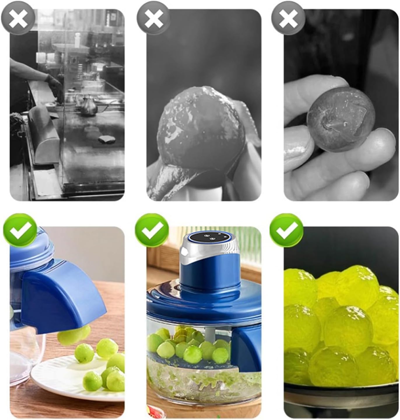 Electric Grape Peeling Machine - Quick Automatic Peeler with Efficient Skin Removal, Food Prep Tool for Small Fruits, Sturdy Design with Easy Function, Practical Appliance for Daily Cooking Tasks