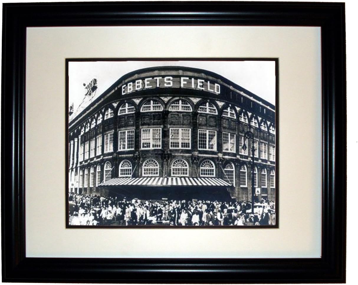 Ebbets Field Brooklyn Dodgers 8x10 Photo in an 11x14 Double Matted Black Frame #30
