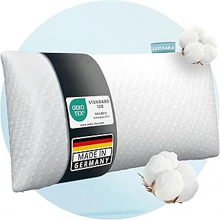 Orthopädisches Nackenstützkissen 40x80 – Nackenkissen – Memory Foam Kopfkissen für alle Schlaftypen (Rücken, Bauch, Seitenschläfer) Visco Kopfkissen (Höhe 13cm) – für Bezüge 40x80cm