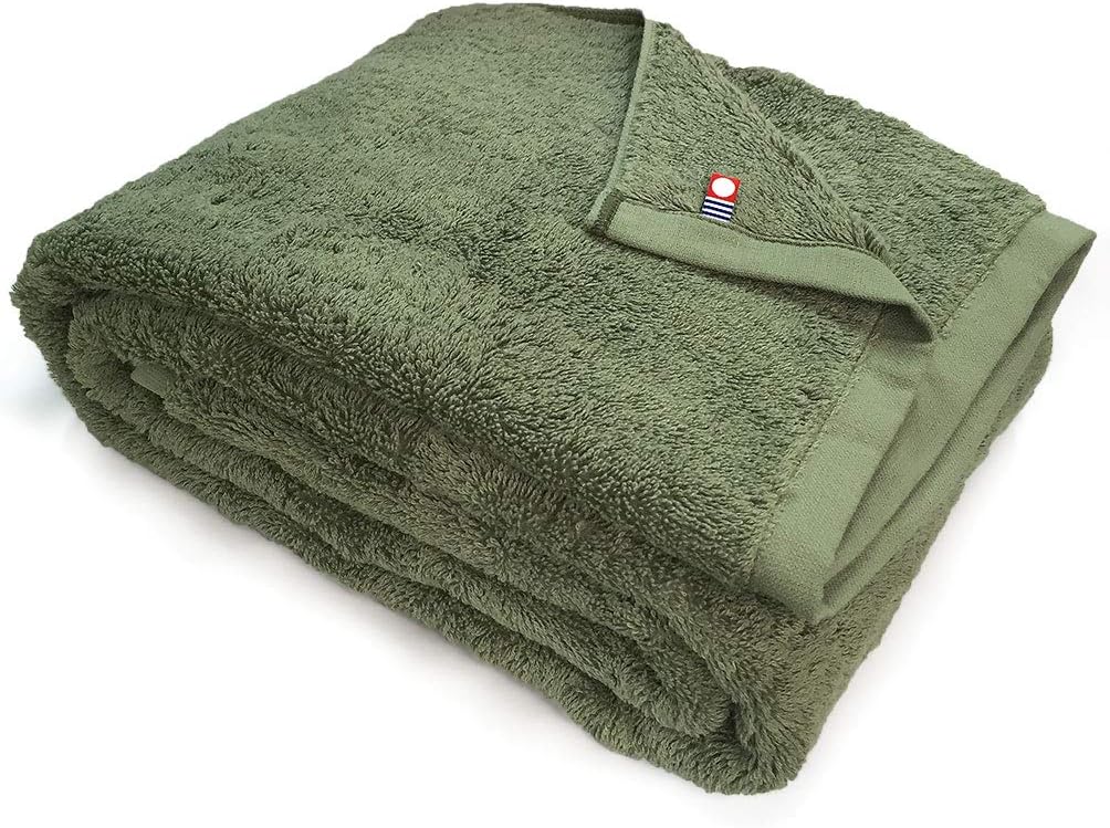 Imabari Towel Iori Premium Quality Shower Towel (Bath Towel) Japan - Sage
