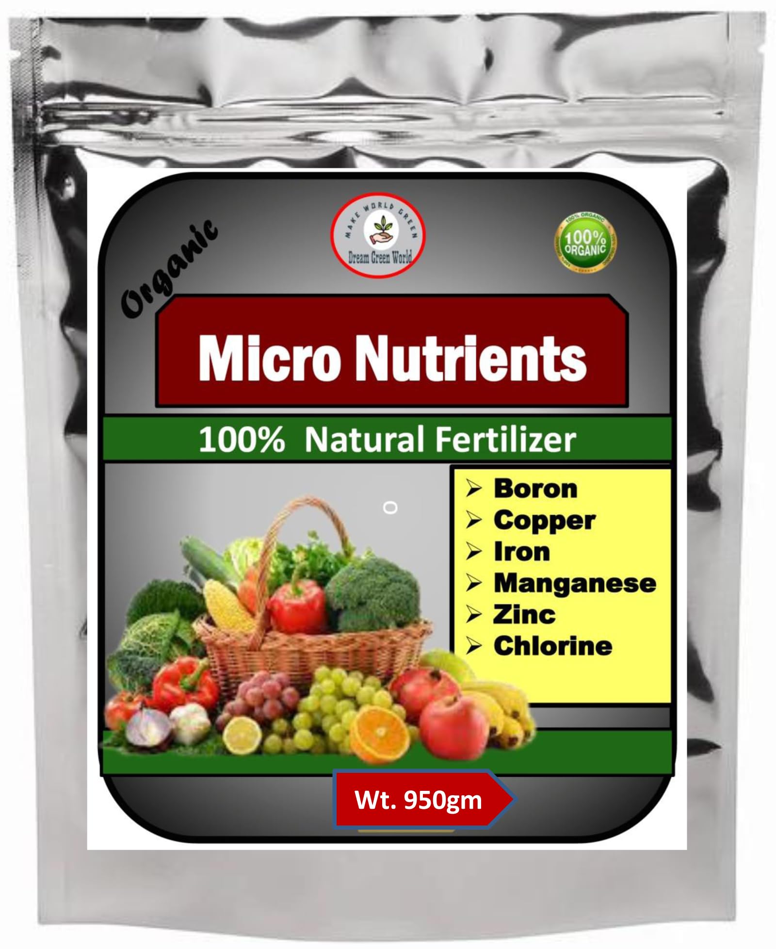 Organic Micro Nutrients Granules Fertilizer With Boron, Copper, Molybdenum, Iron, Manganese, Zinc, Chlorine (1900Gm) (B0CR1R4JJ5) Amazon Price History, Amazon Price Tracker