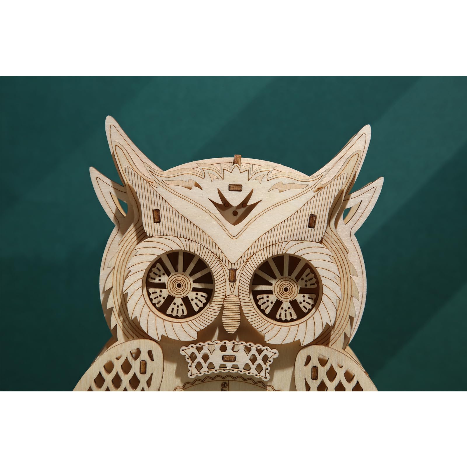 ROKR Horloge Puzzle 3D en Bois Horloge Hibou,Maquettes et Modélisme Adulte,Décoration de la Maison Cadeau Homme Femmes(LK503 ROKR Horloge Puzzle 3D en Bois Horloge Hibou,Maquettes et Modélisme Adulte,Décoration de la Maison Cadeau Homme Femmes(LK503