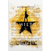 Hamilton Gifts, Hamilton Metal Tin Sign, Vintage Retro Wall Signage, Metal Signs for Wall Decoration, Hamilton Musical Gifts for Living Rooms, Bedrooms, Studies, Theaters, Bars, 20 x 30 cm