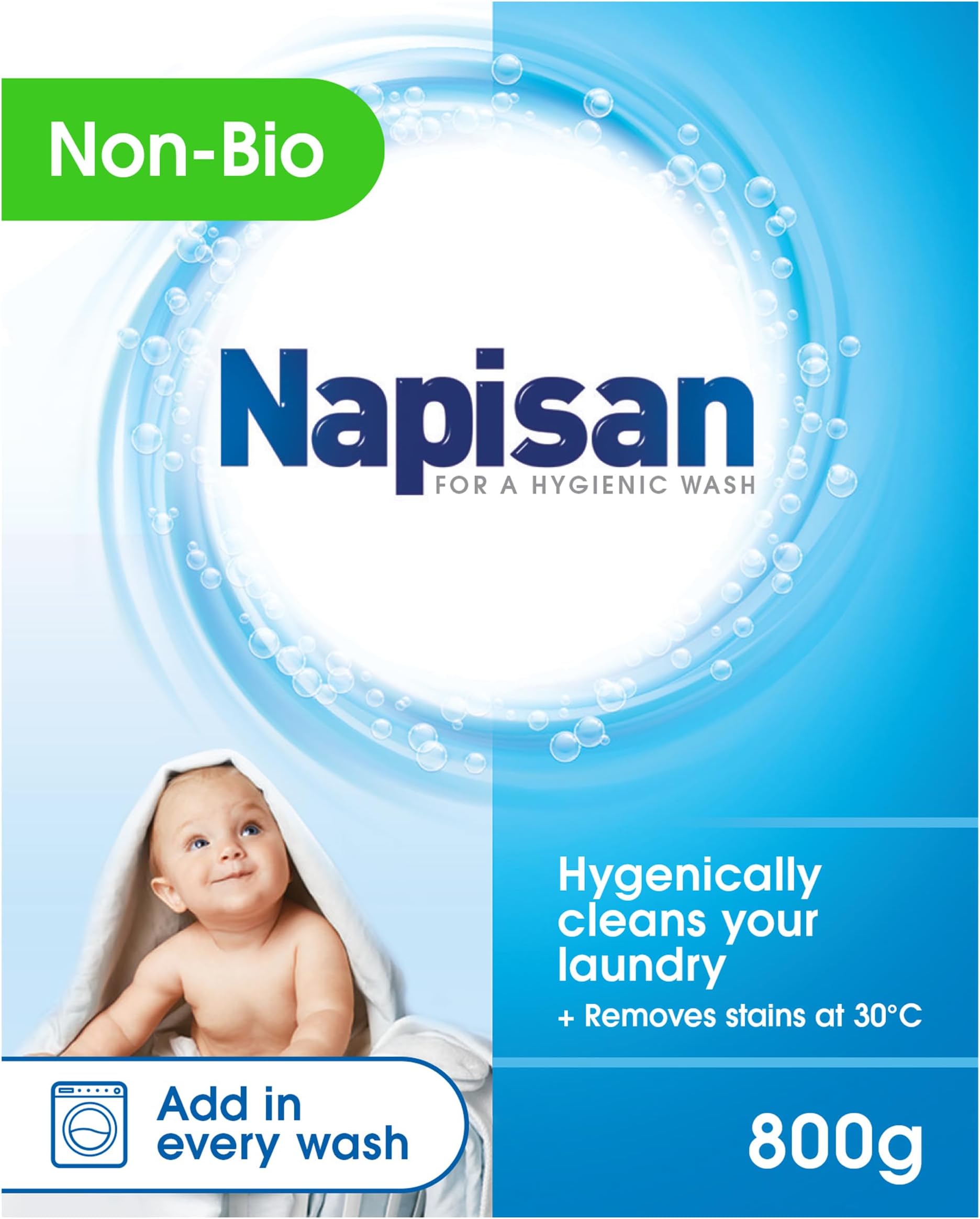 Napisan Non-Bio Stain Remover Powder, 800g