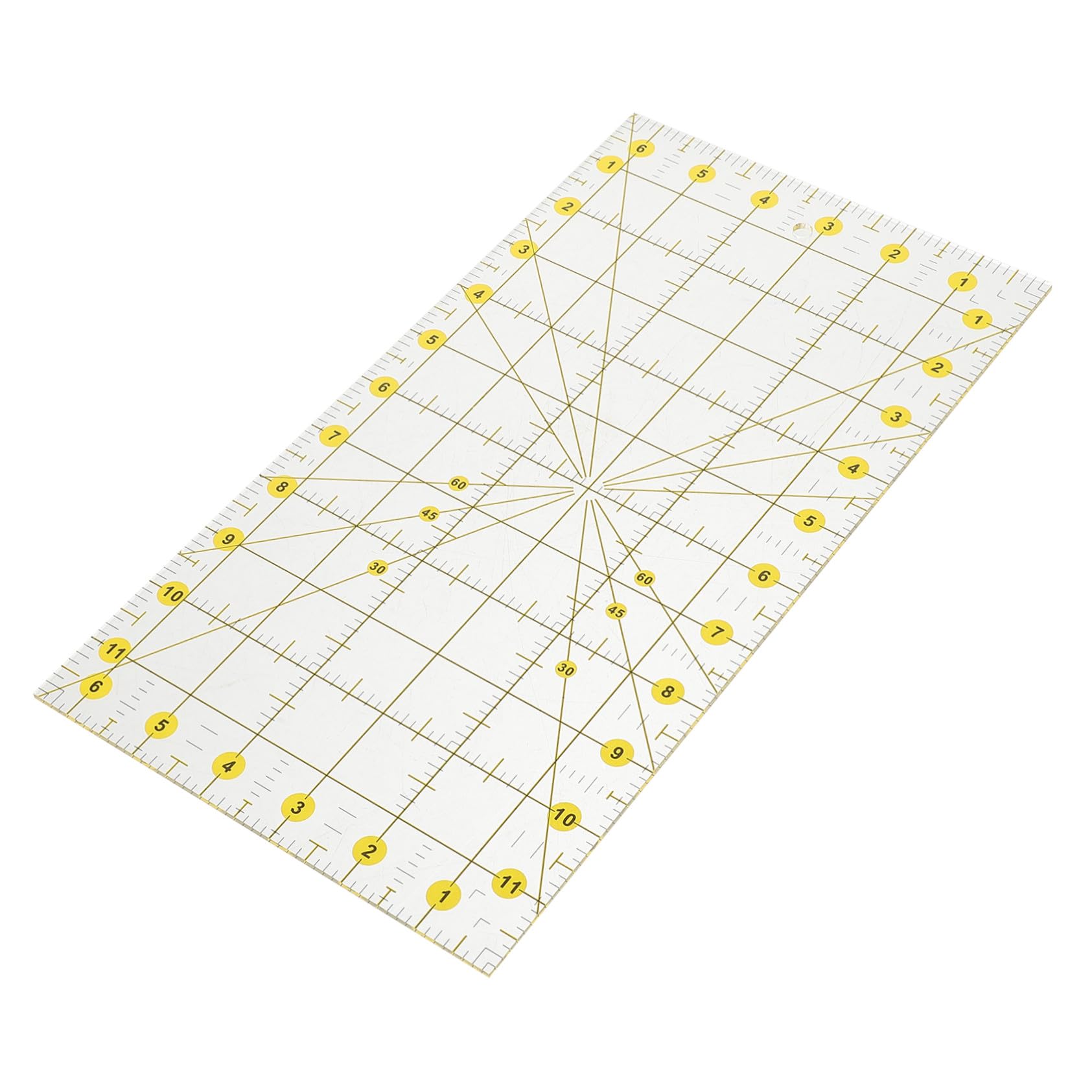 Regla de Acolchado de Pvc para Cortar Tela, Plantilla Rectangular