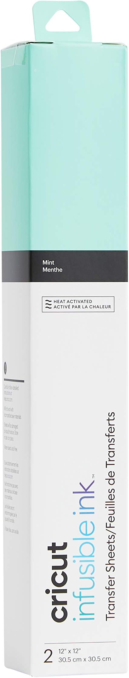 Cricut Transfer Sheets, Solid Color Infusible Ink (Mint)