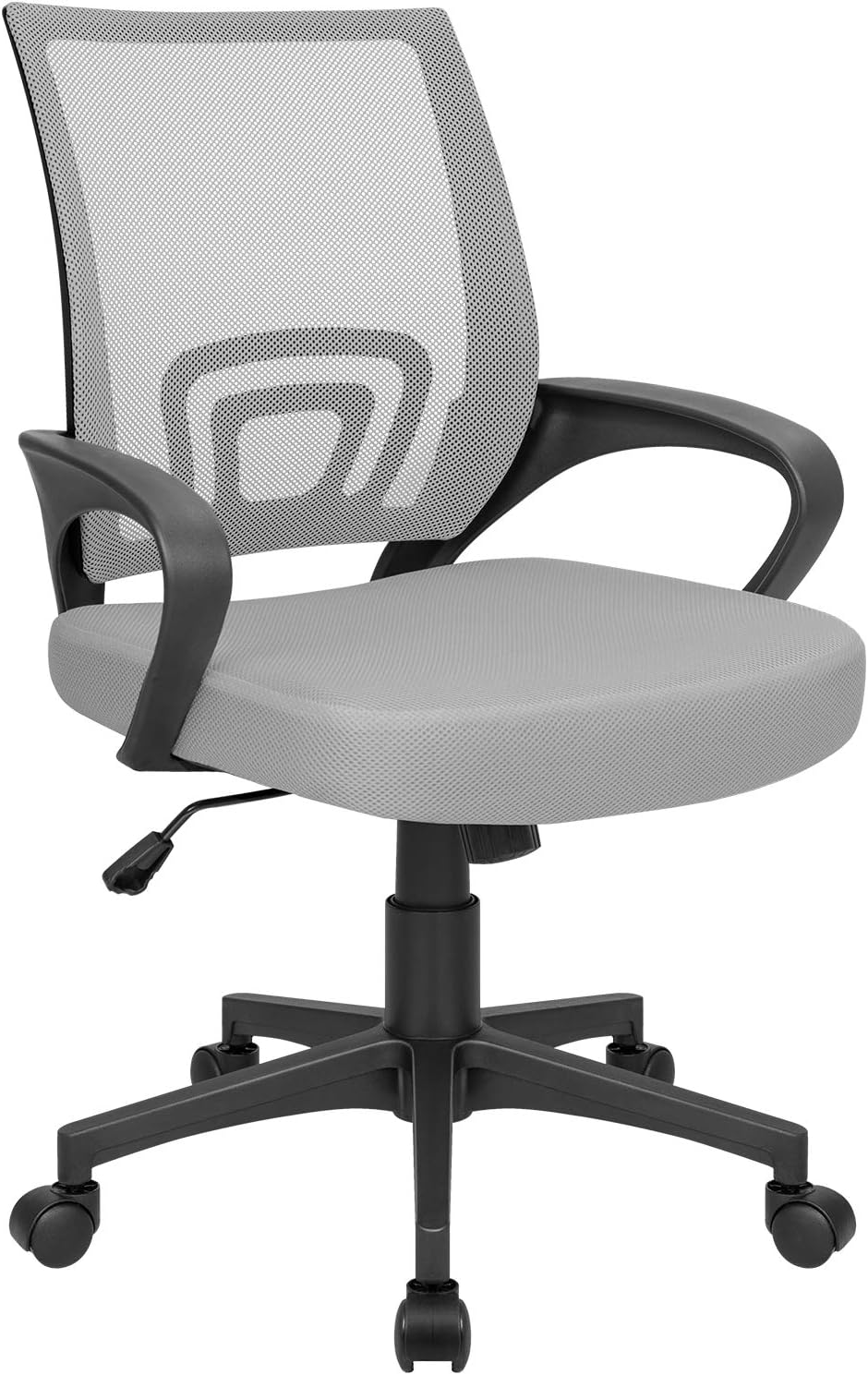 Homall Office Mid Back Computer Ergonomic Desk Chair, Grey