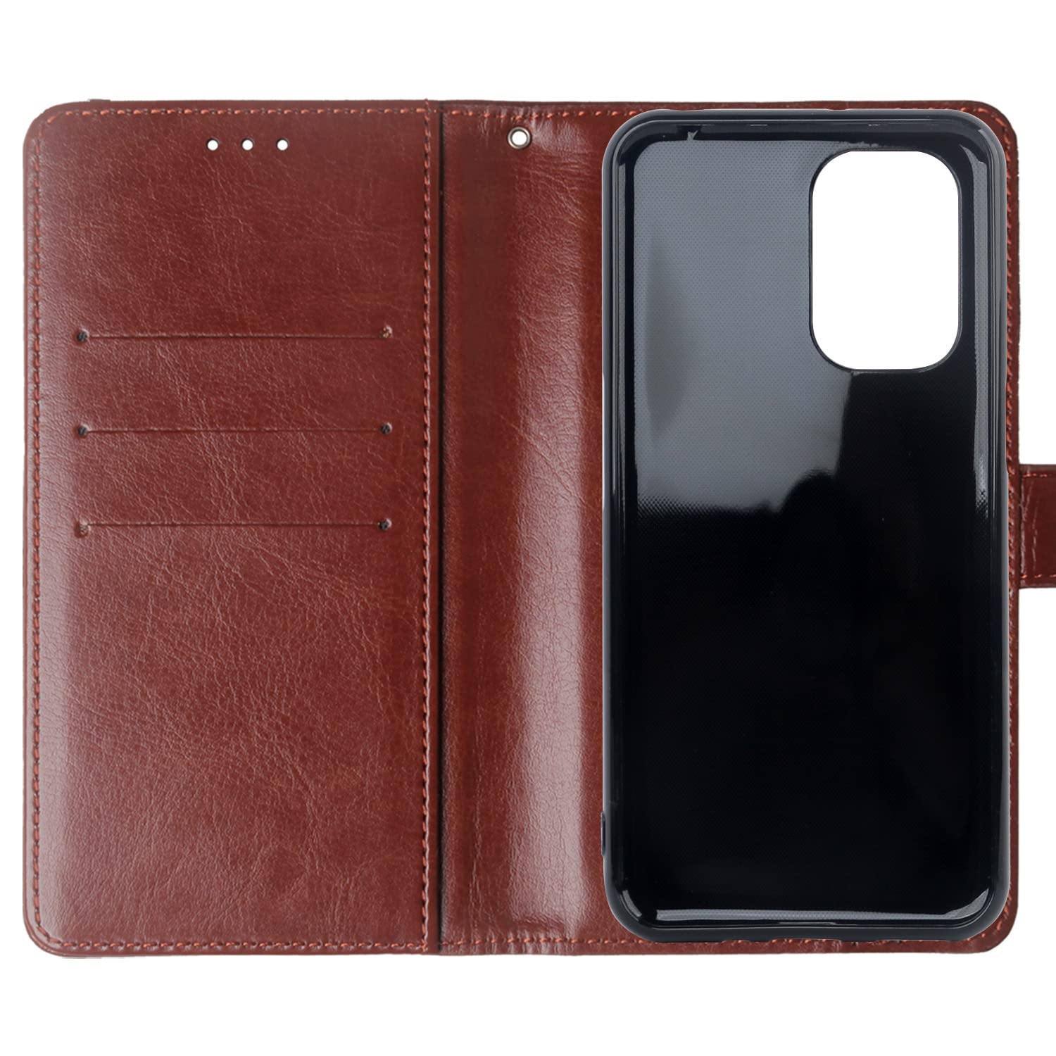 Book-Style Handyhülle Für Doro 8110/8110 Plus/8100/8100 Plus – Schwarz, Mit Kartenfächern & Standfunktion