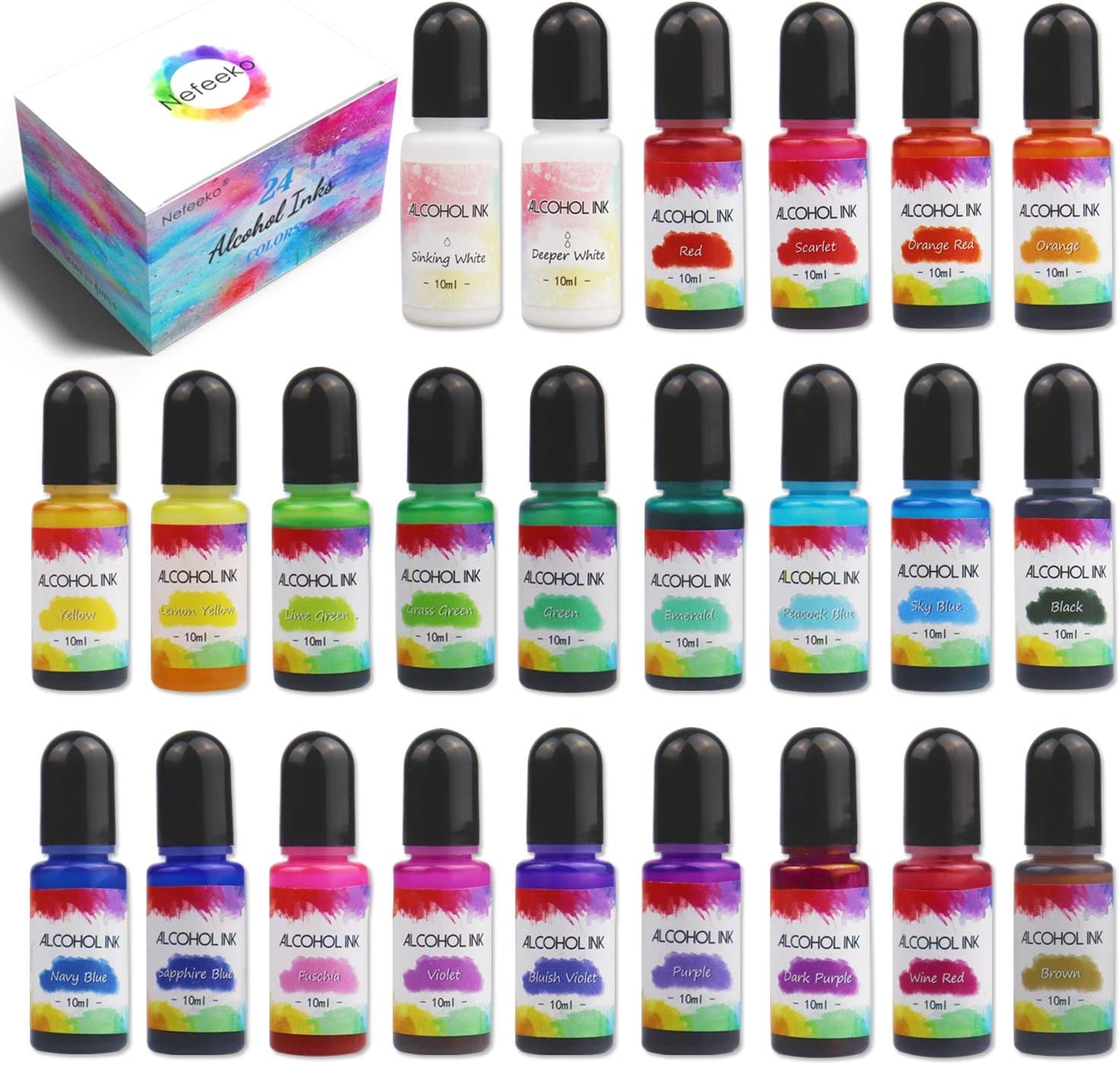 Alcohol Ink Set Resin Dye,