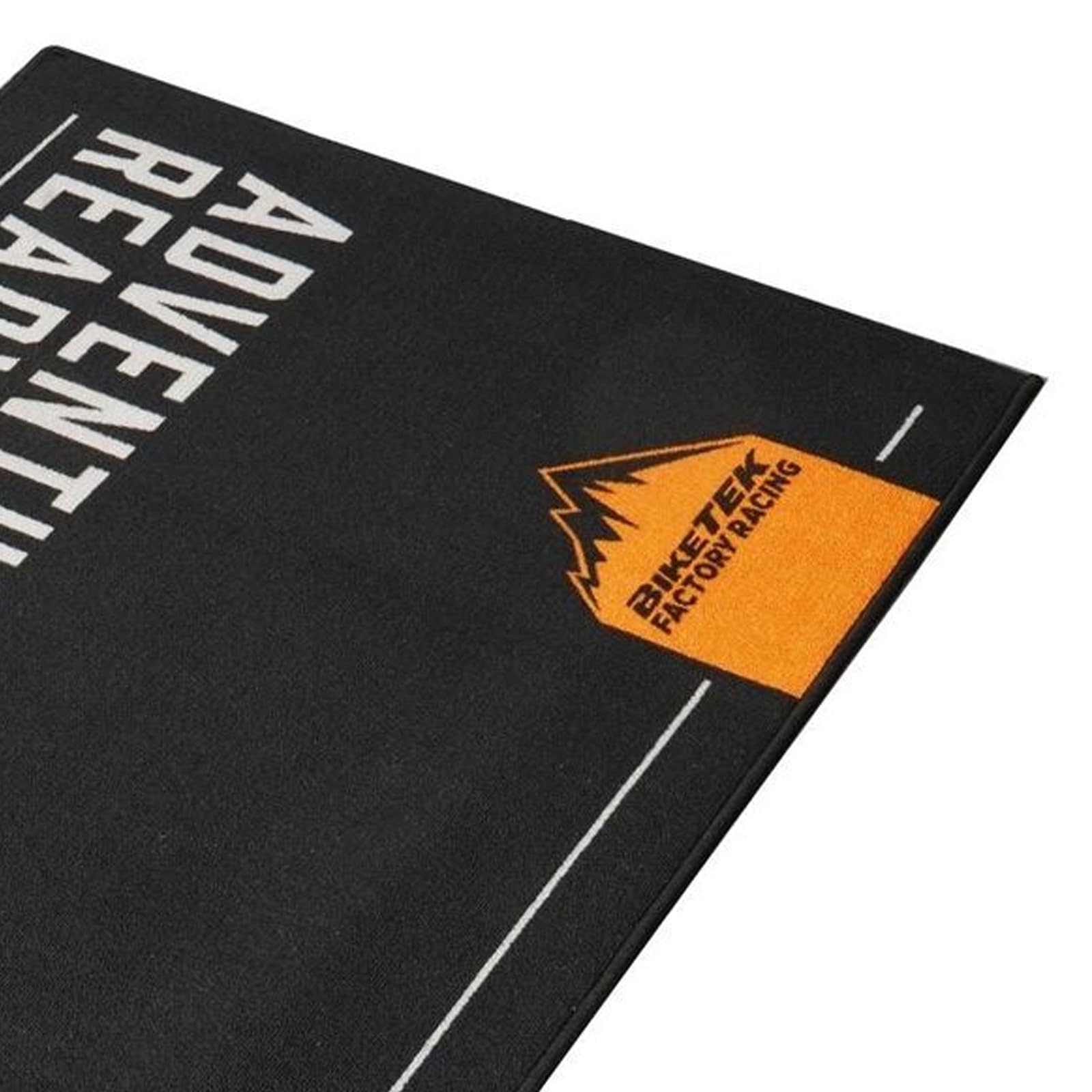 BIKETEK Tapis environnemental Garage Mat Adventure Ready Orange Noir Moto Neuf