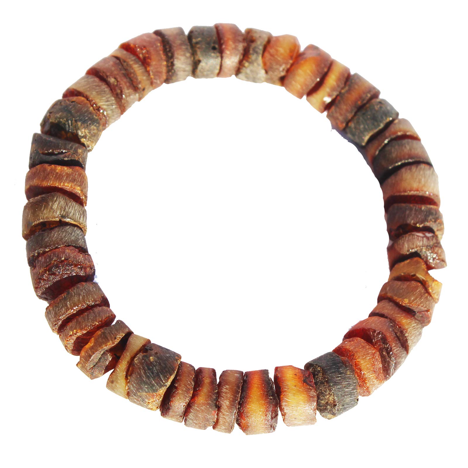 Unpolished Baltic Amber disc bead Bracelet, comes in a lovely gift box, unpolished baltic amber, amber jewellery