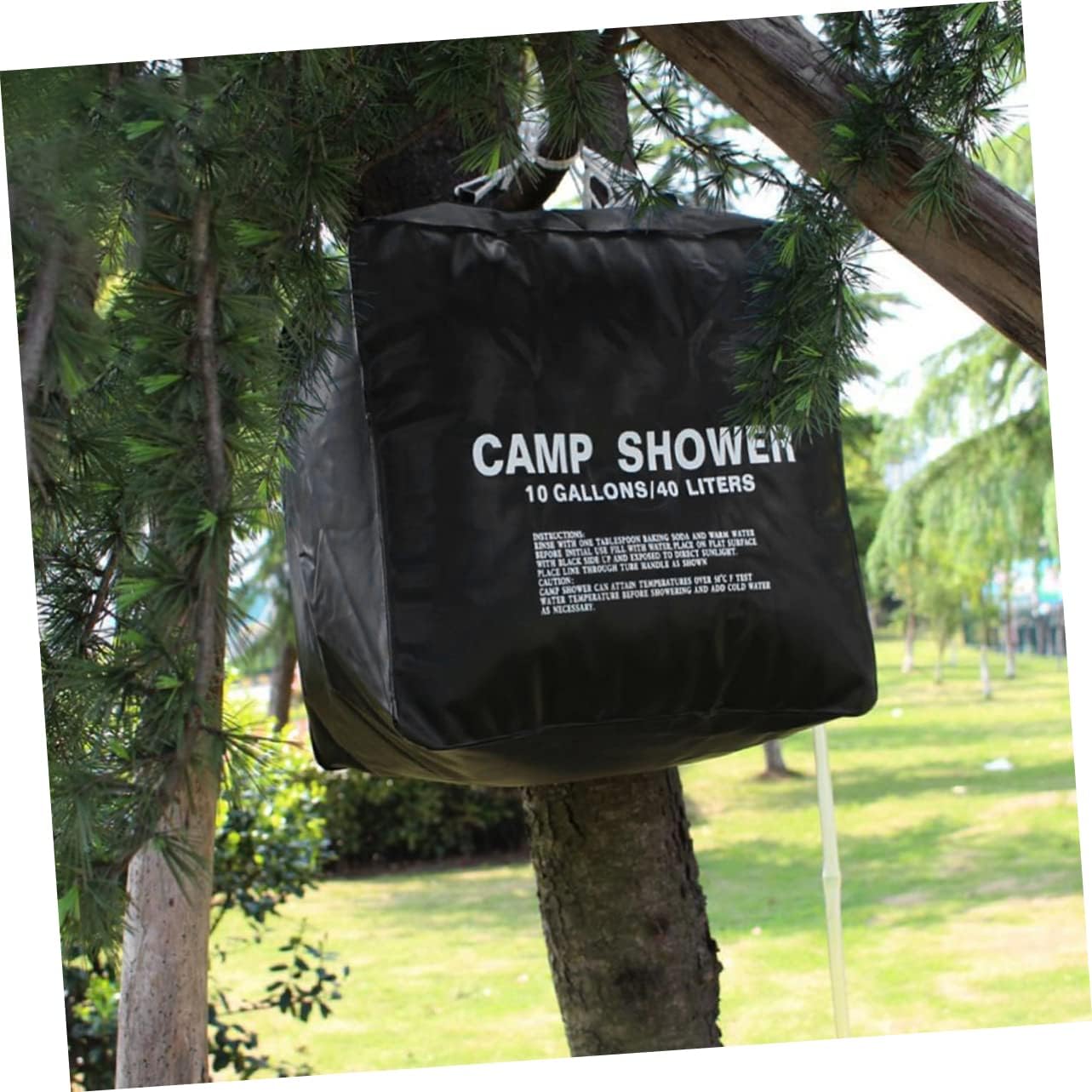 Solar Water Bag Portable Camping Shower Bag Mesh Rv Outdoor Shower Solar Heating for Anywhere
