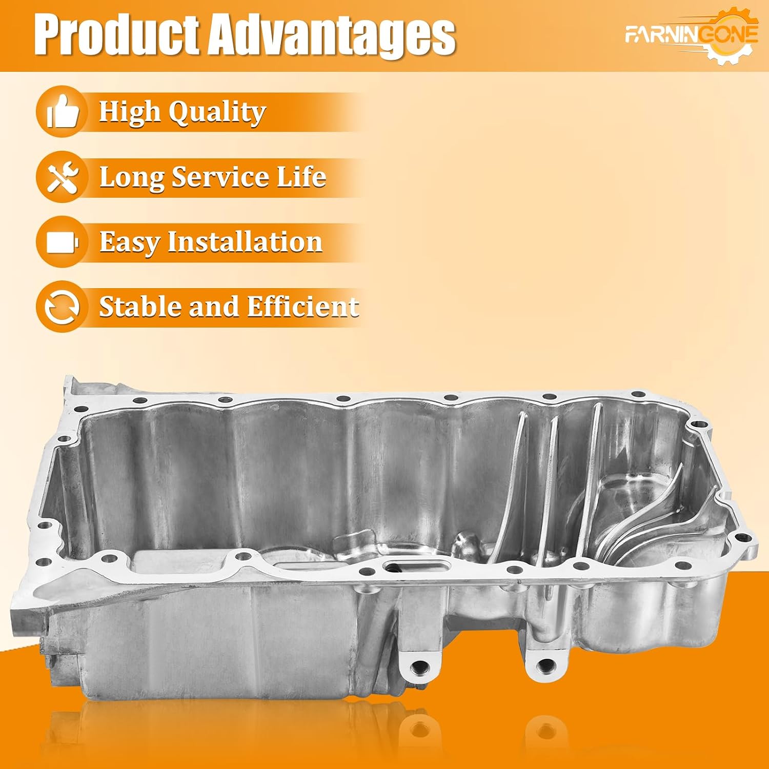Engine Oil Pan 11138580120 Compatible with BMW X2 X1 228i Gran Coupe M235i xDrive Gran Coupe 2.0L F44 F48 F39 F56 F55 F54 F60 Oil Pan 11-13-8-580-120