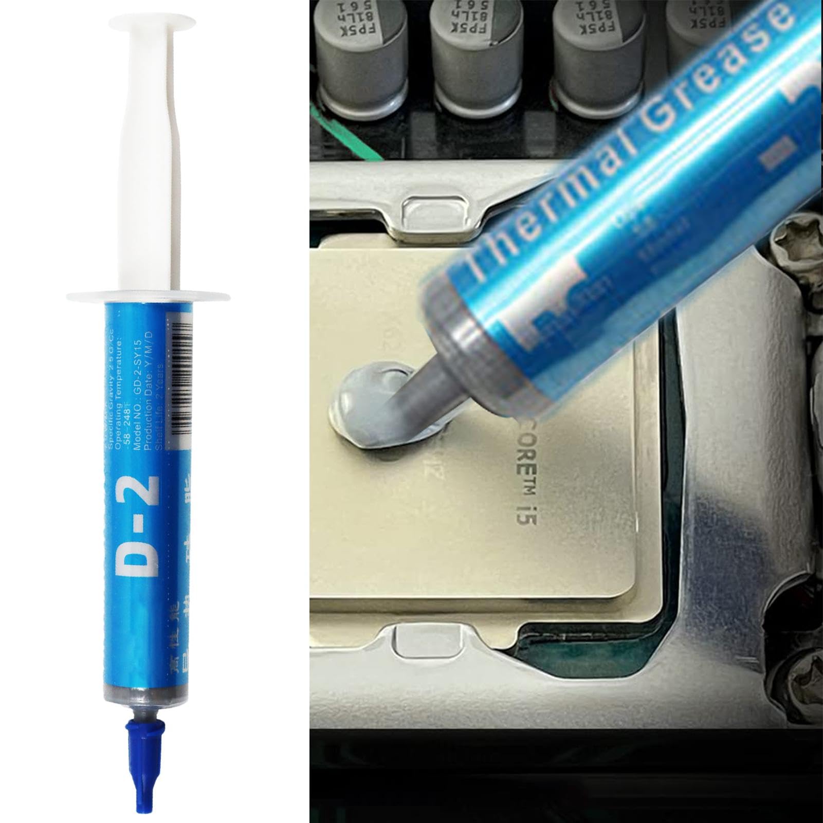 Pâte Thermique Pour CPU/GPU - Conductivité Haute Performance, 3/7/15 G, Isolation électrique - 10