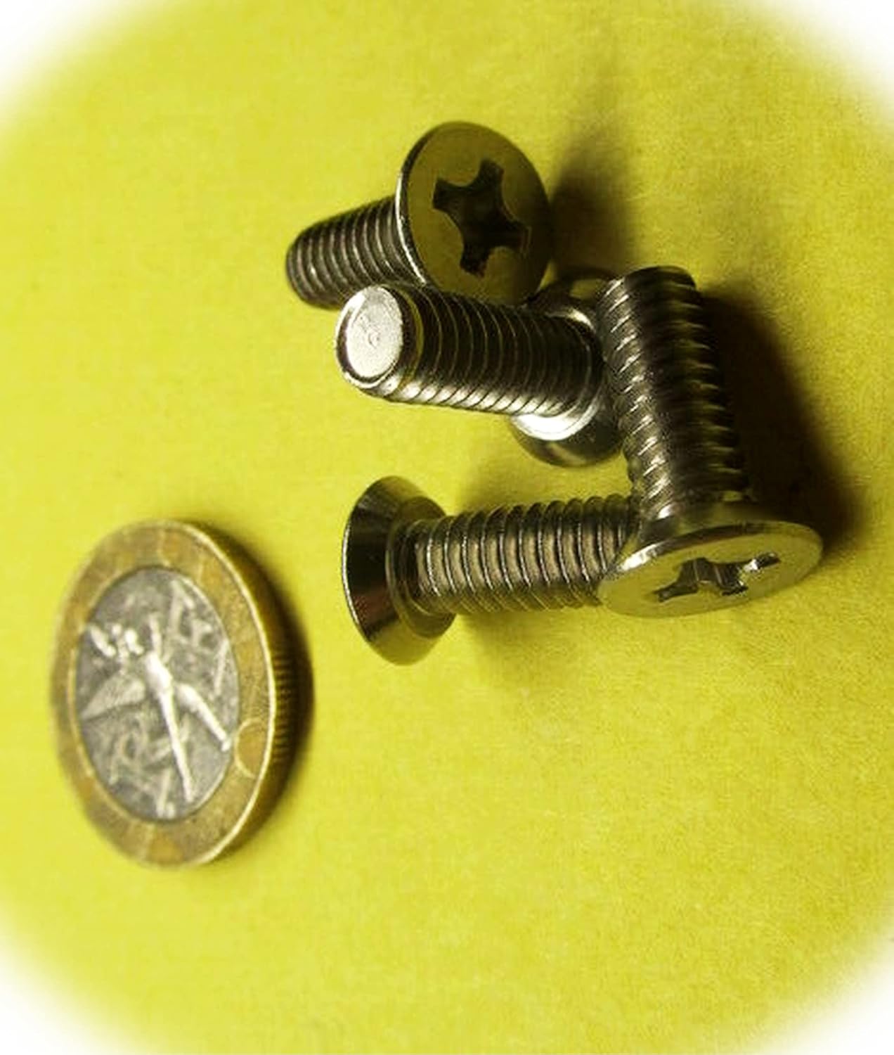 Flat Head Phillips Machine Screw 188 Stainless Steel 1224 x 5/8" L 100 Pcs Multipurpose