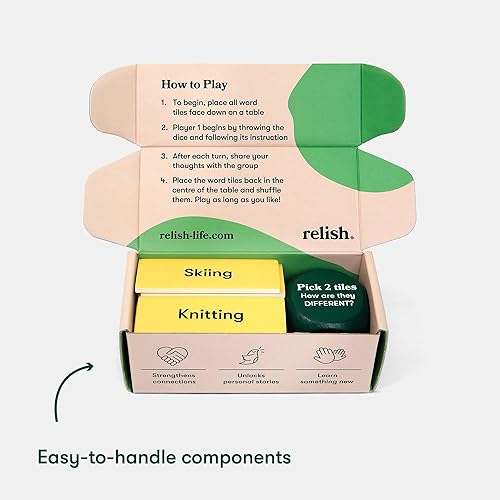 Miniatura 3 de Relish - Juego de cartas de conversación Dementia Game, Link & Think Hobbies - Actividades y productos para el Alzheimer, juegos y juguetes para
