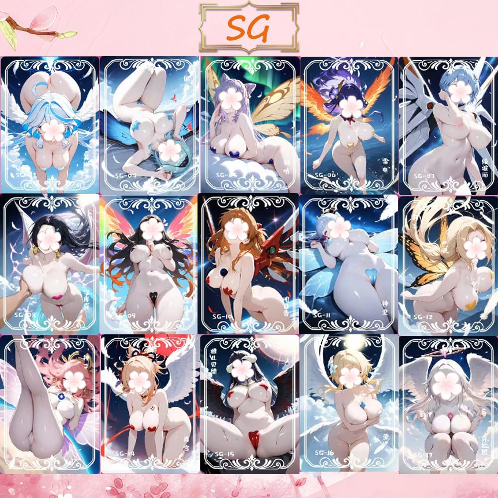 Yingying Jiaoti 21 sheets per box,Collectible Cards,Erogenous Girl Cards,Charming Figure Waifu Card,Dream Lover.