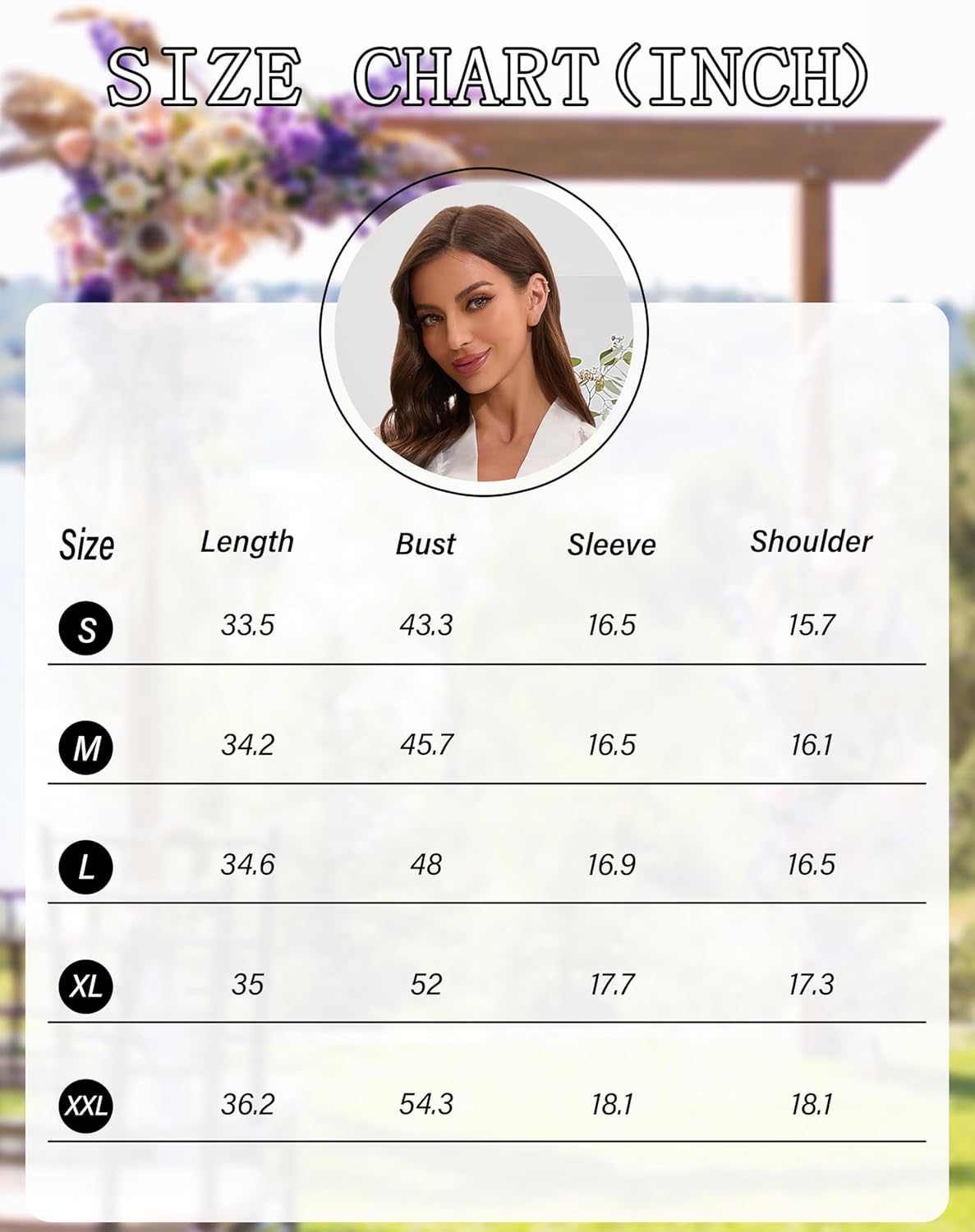 EPLAZA Bride Robe for Wedding Day Bridal Robes Lace Cutout Sexy Silk Satin Robes Bachelorette Party Getting Ready - Image 7