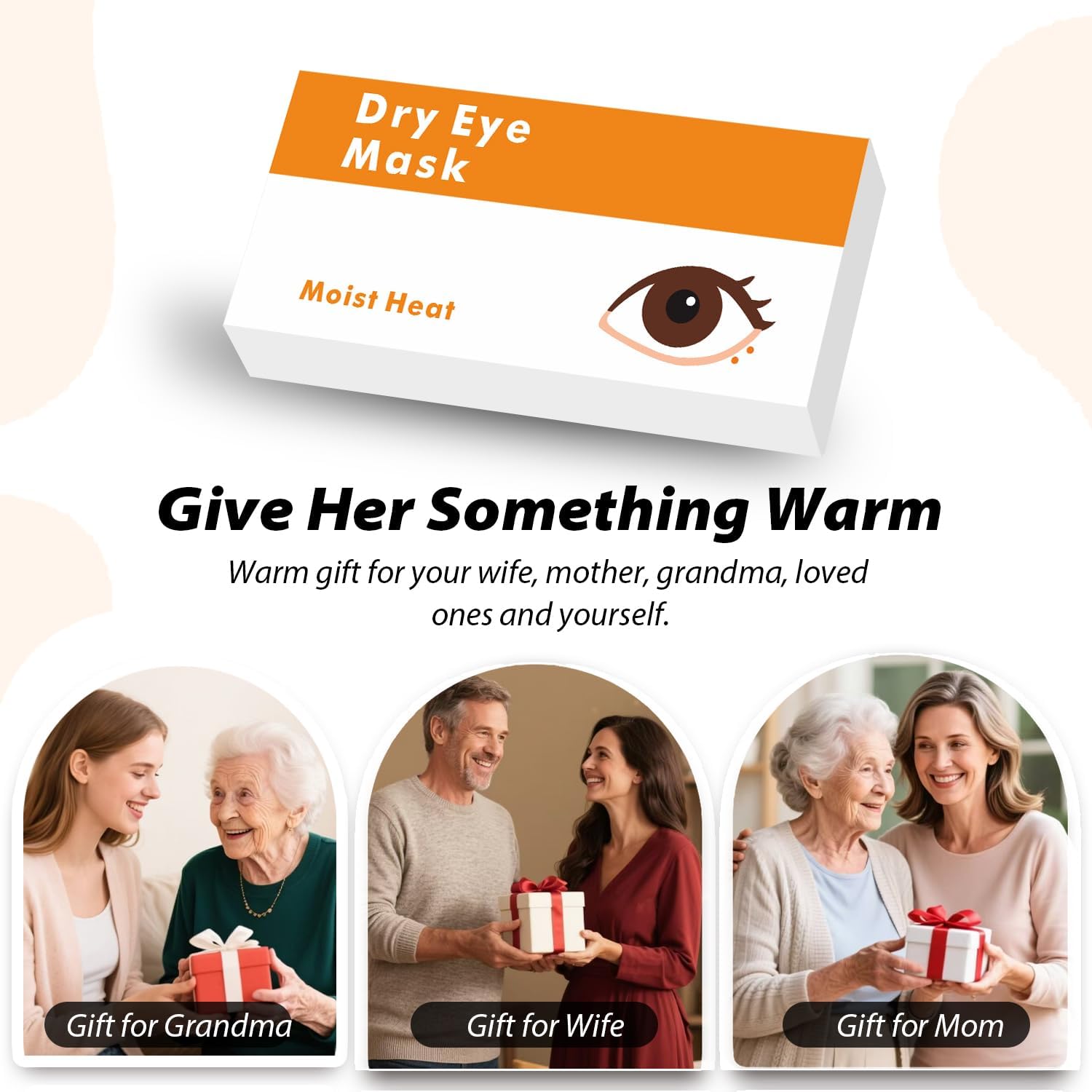 Natural Microwave Heated Eye Mask for Stye Eye Treatment -Moist Heat Warm Compress for Eyes -Premium Silk Eye Mask for Dry Eyes, Sinus, MGD-10 min Heat Therapy -Washable Cover & Adjustable Strap - Image 7