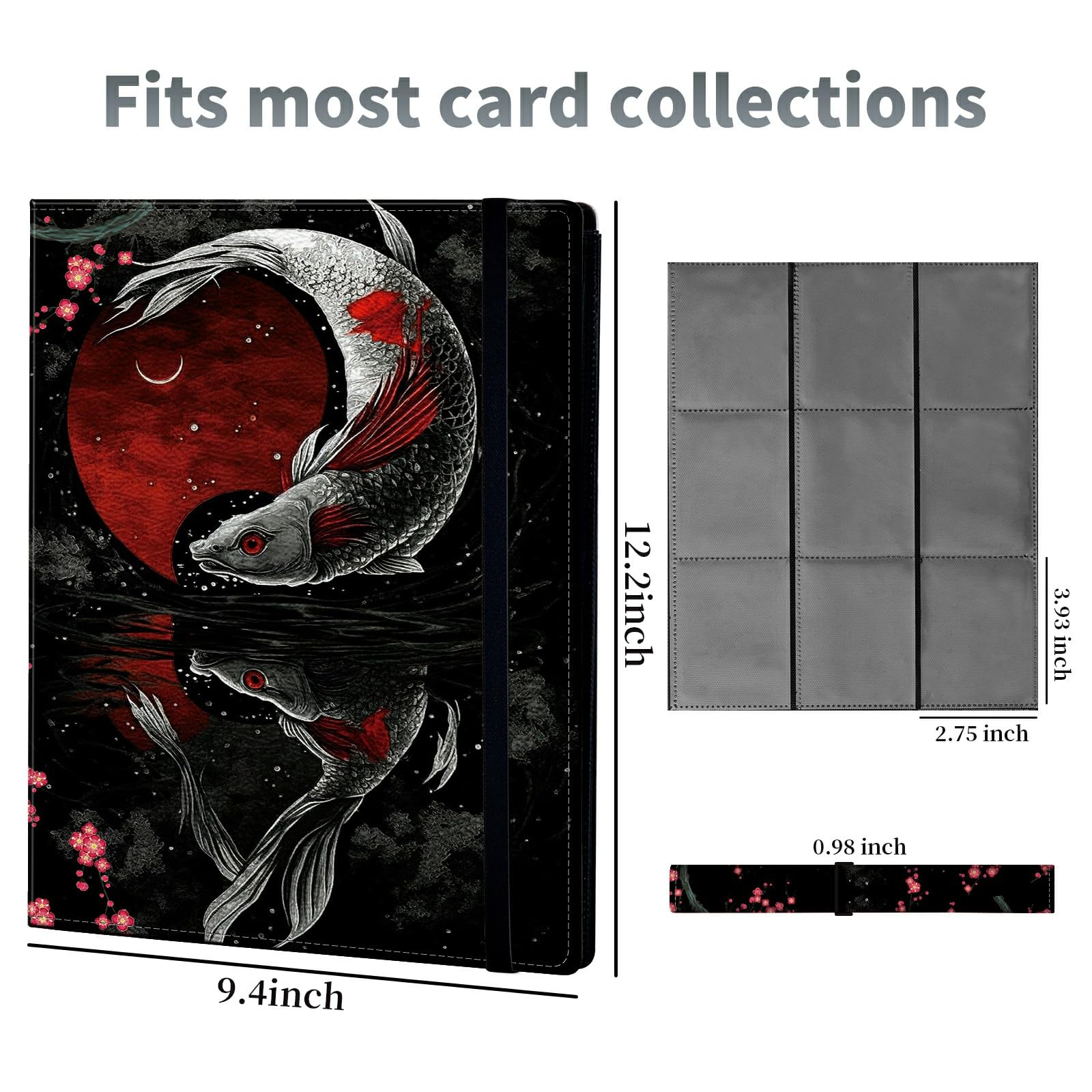 japanese size card binder Dragon Shield: Japanese Size 18-Pocket Pages (50)