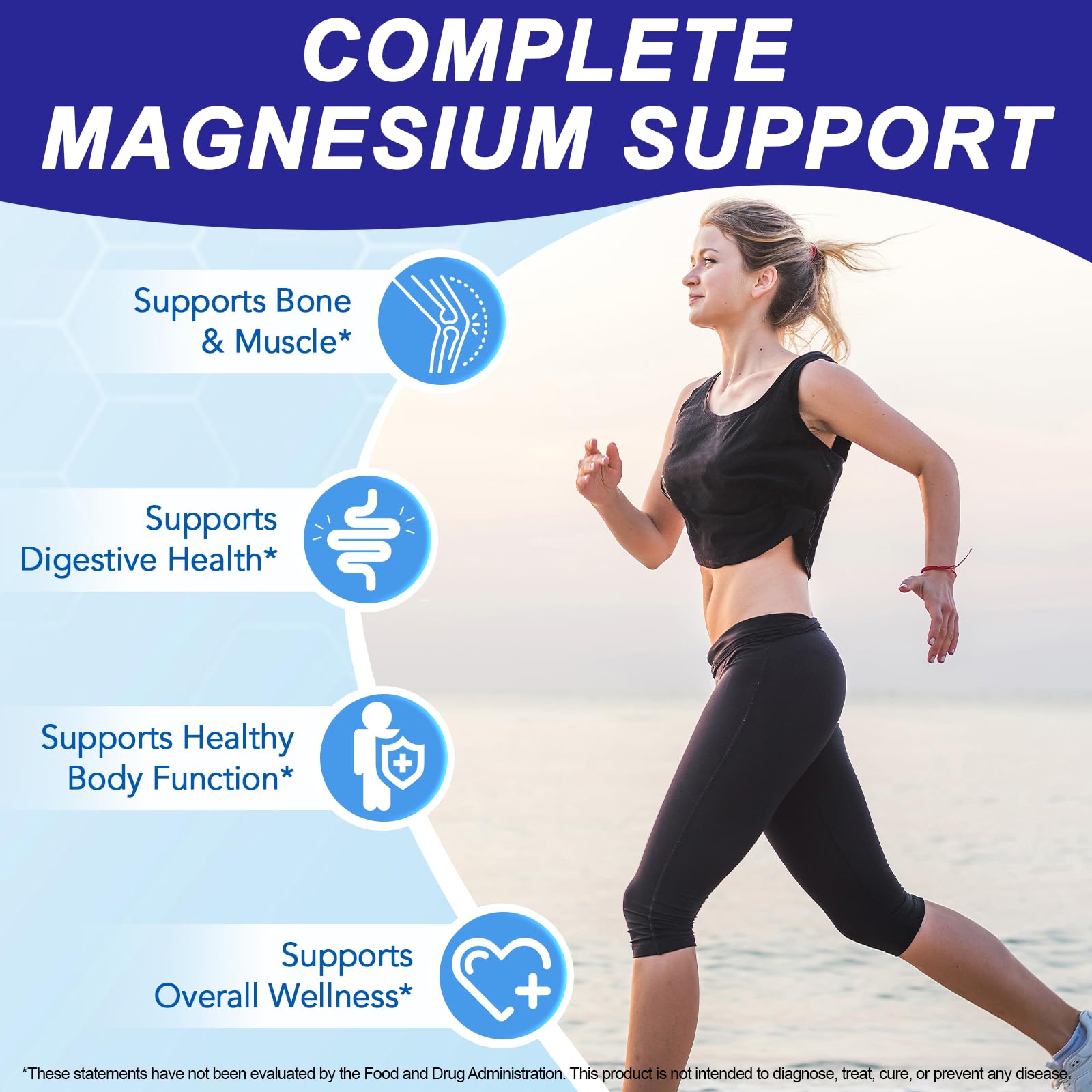 8-in-1 Magnesium Complex 1000mg, Sleep & Muscle & Heart Support, 120 Ct — Amazon image 8