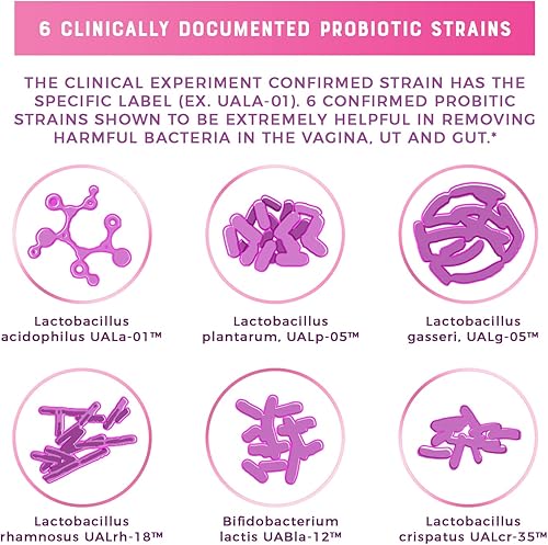 Miniatura 7 de NutriCelebrity NutriFlora-Pro Probióticos para mujeres - Apoya la salud vaginal, urinaria (UTI), sistema digestivo, dolor menstrual, levadura