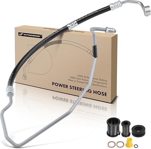 A-Premium Conjunto de línea de manguera de presión de dirección asistida compatible con Hyundai Genesis Coupe 2010 2011 2012 2013 2014, 2.0L RWD,