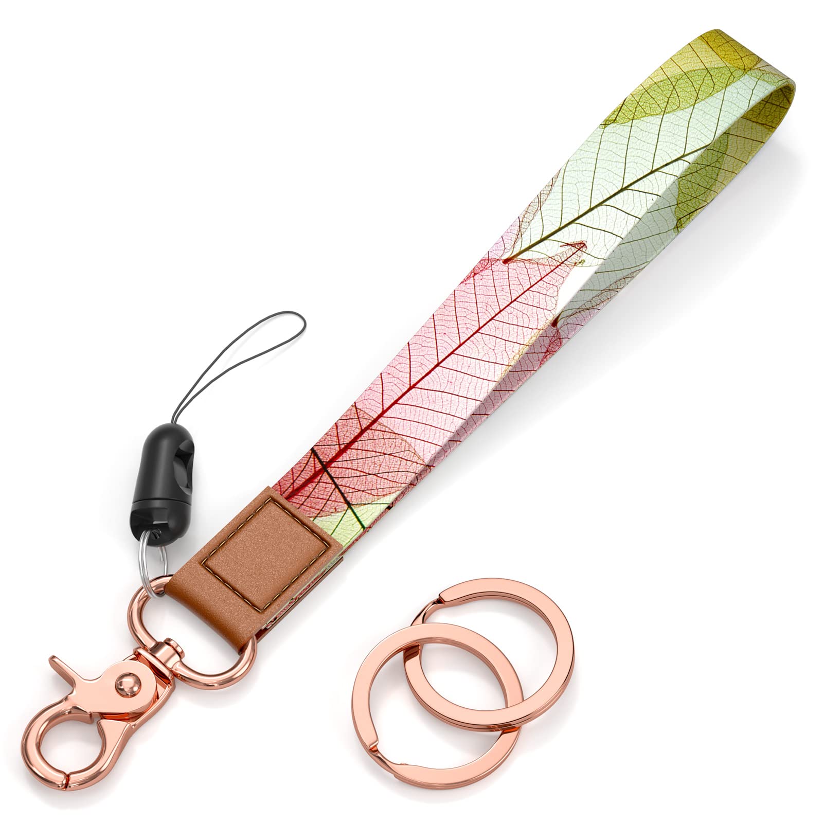 Rimilak Wristlet Keychain, Wrist Lanyard Key Chain for Women Men Car Keys ID Badges Card Wallet Phone Camera