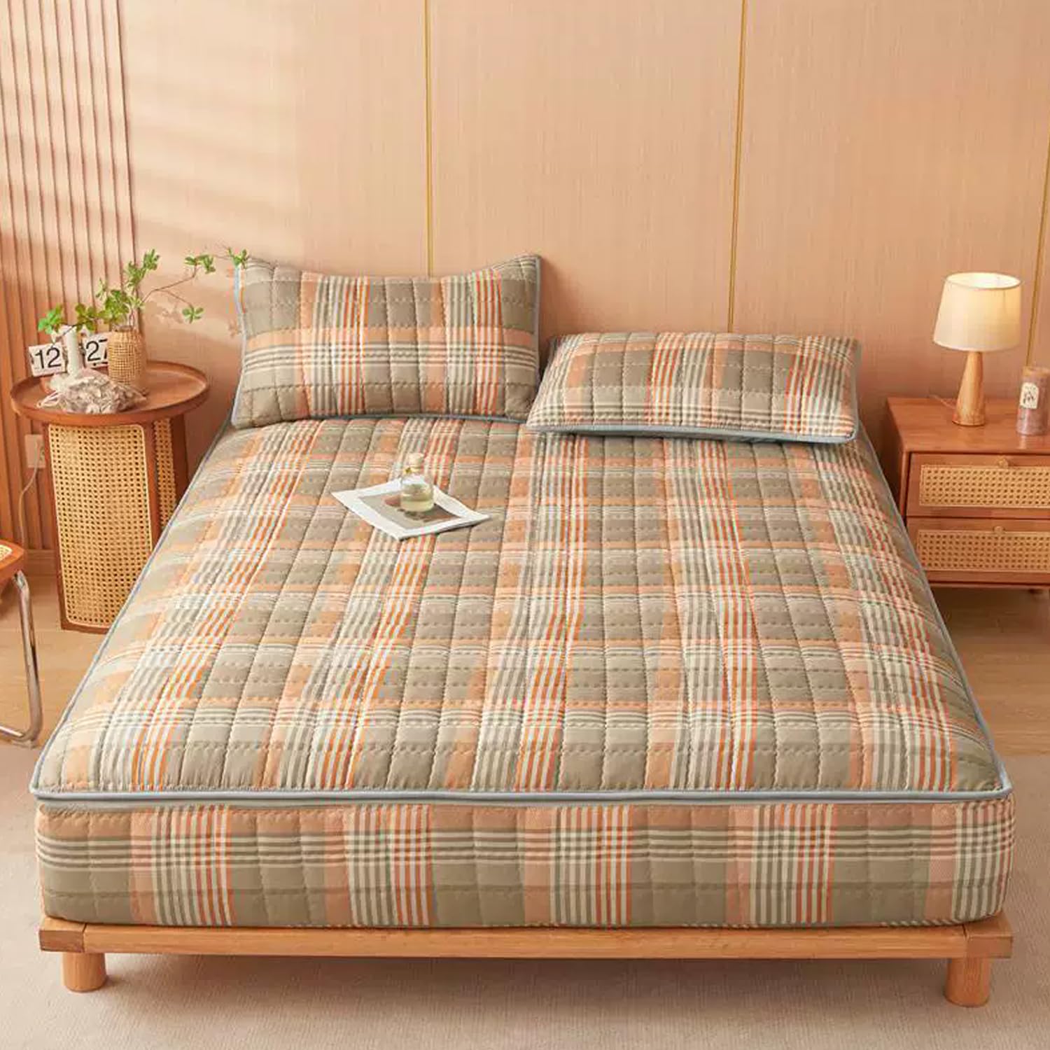 E,180x220+20cm, Housse De Protection pour Matelas Zippé Personnalisable Entièrement Enveloppé Housse De Matelas Housses De Matelas Confortables Housse De Matelas Respirante