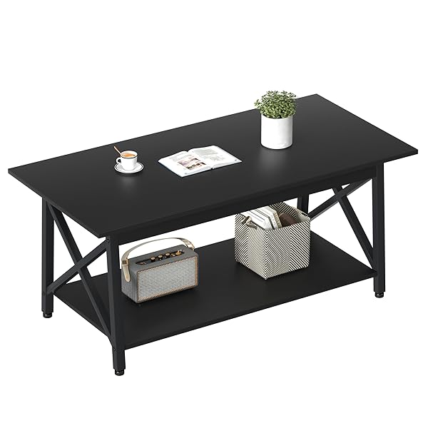 Gorgeous Living Room Coffee Table Ideas That Pull the Space Together 74 Large X-Frame Rustic Coffee Table