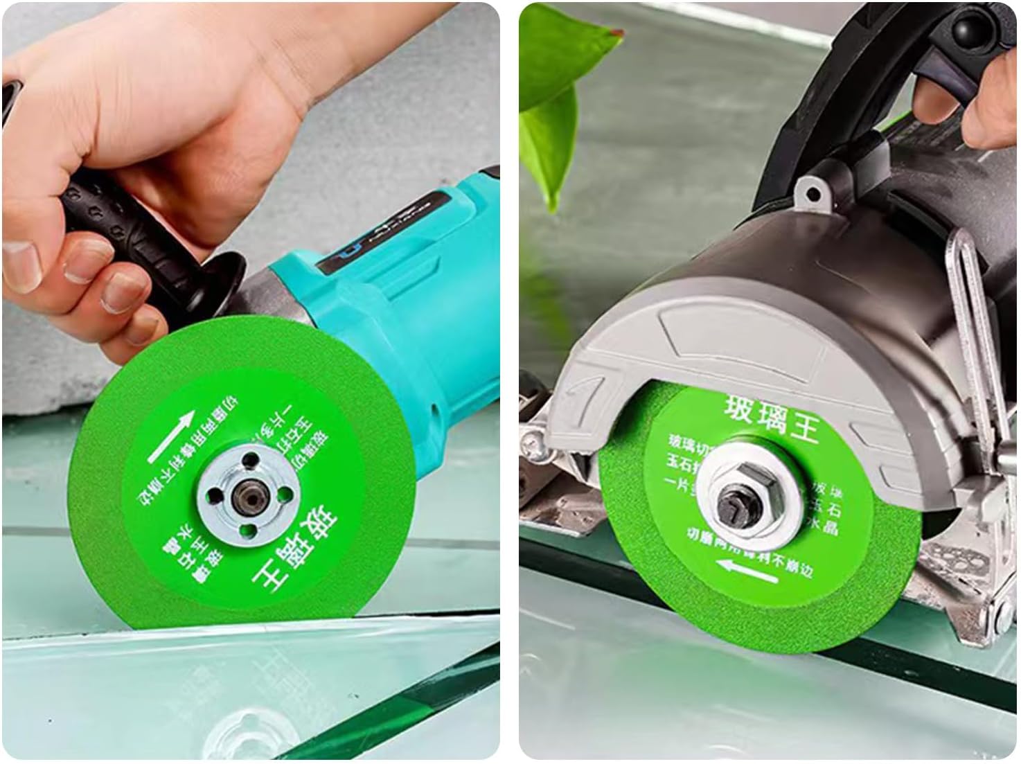 Glass Cutting Discs 4Pack Glass Cutting Disc Cutting Blade Glass Ceramic Cutting Tool for Angle Grinder Craft Cutting Accessories