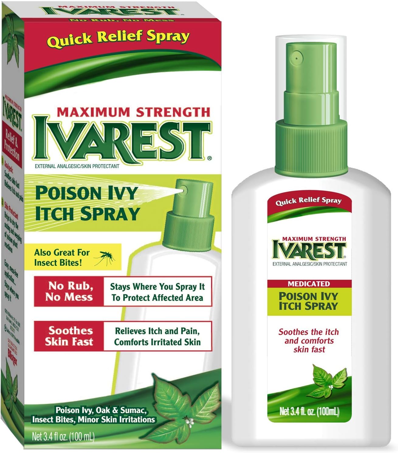 Ivarest Anti-Itch Cream, Maximum Strength, Medicated, 2 Ounces (Pack of 4)