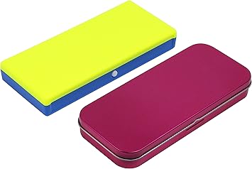 Amazon ステッドファスト ペンケース 缶ペン プラペンケース 2個セット Ams5100 文房具 オフィス用品 文房具 オフィス用品