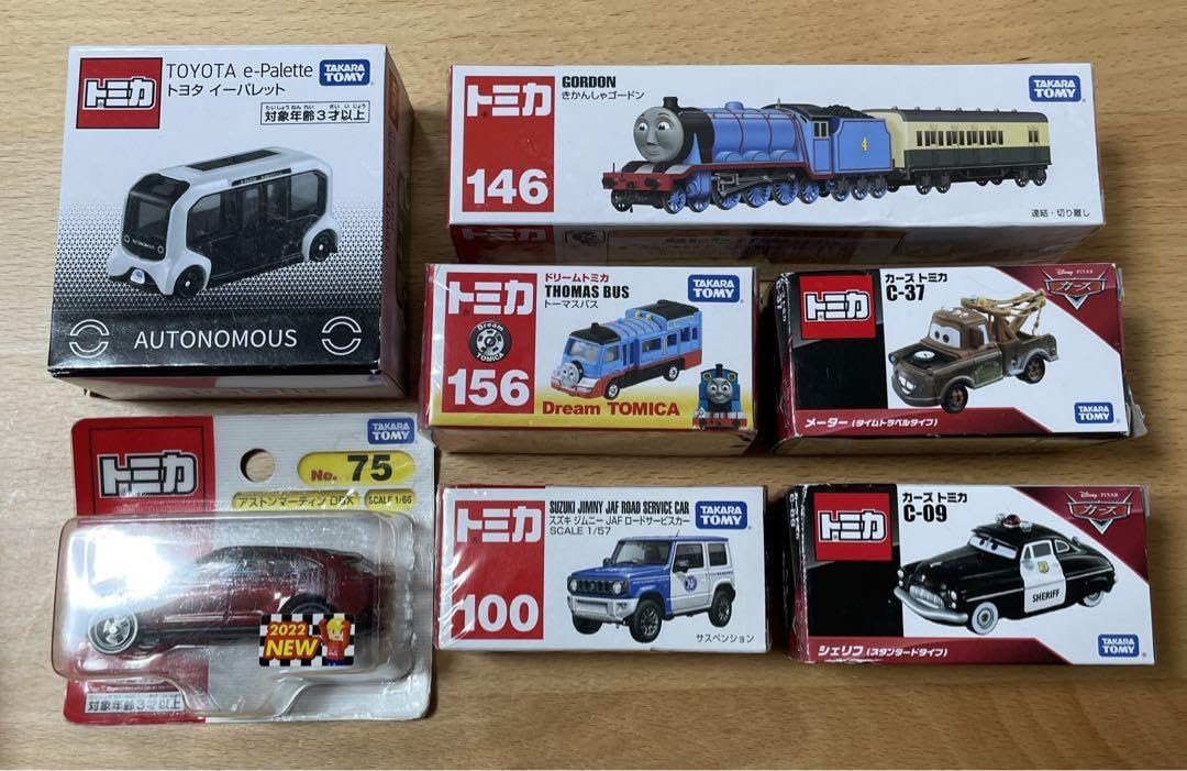 Amazon.co.jp: トミカ ゴードン トーマス カーズ 色々まとめ売り7点 