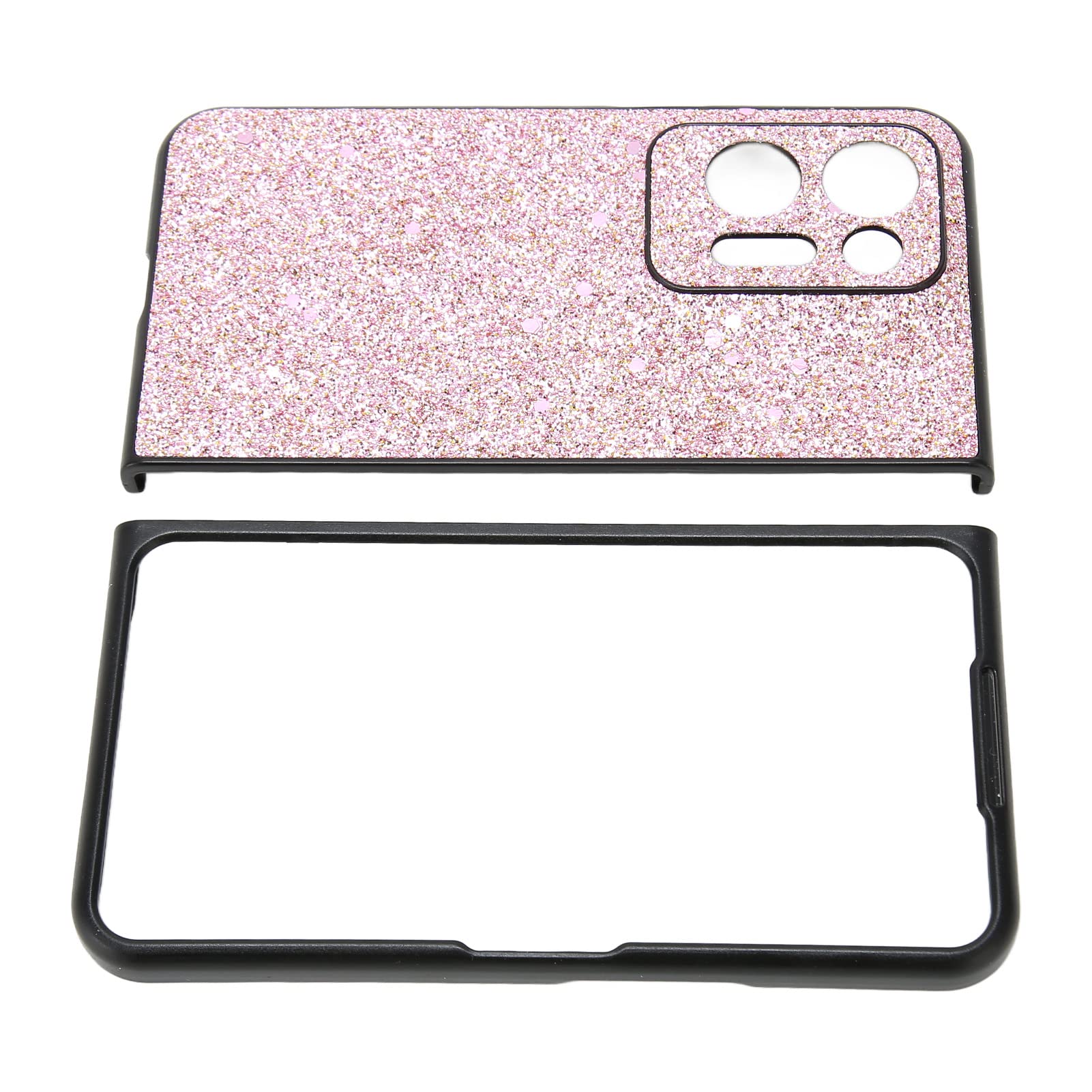 Cocoarm Crystal Custodia per Telefono per Find N2, 32g (Glitter rosa)