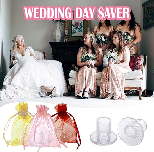 Miniatura 6 de Protectores de talón para césped, 21 unidades, 3 tamaños, protectores de tacón alto para caminar sobre césped y suelos irregulares, tapones de