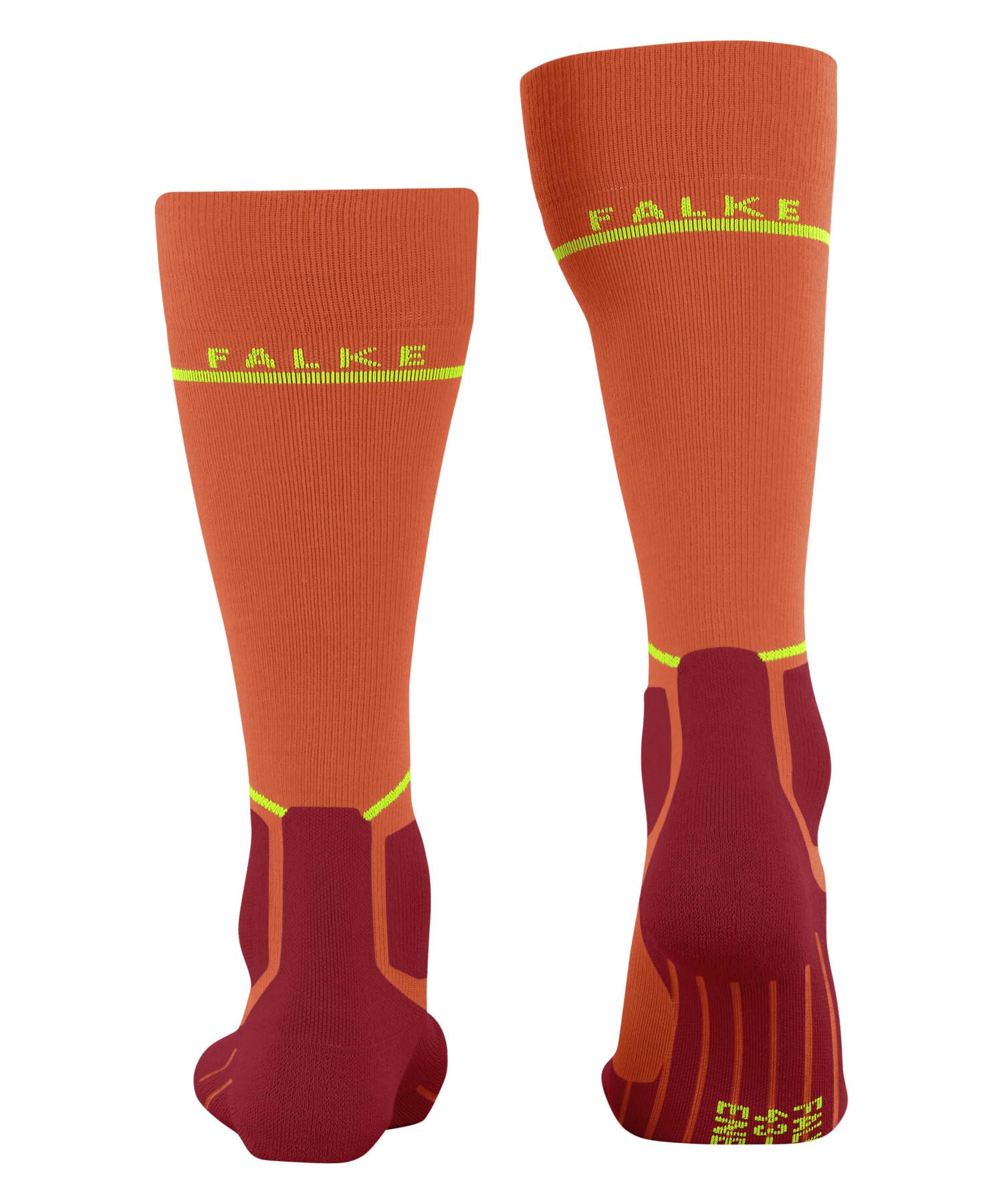 FALKE SK Compression Energy Hommes Mi-bas Skiing flash orange (8036), 39-42 W2