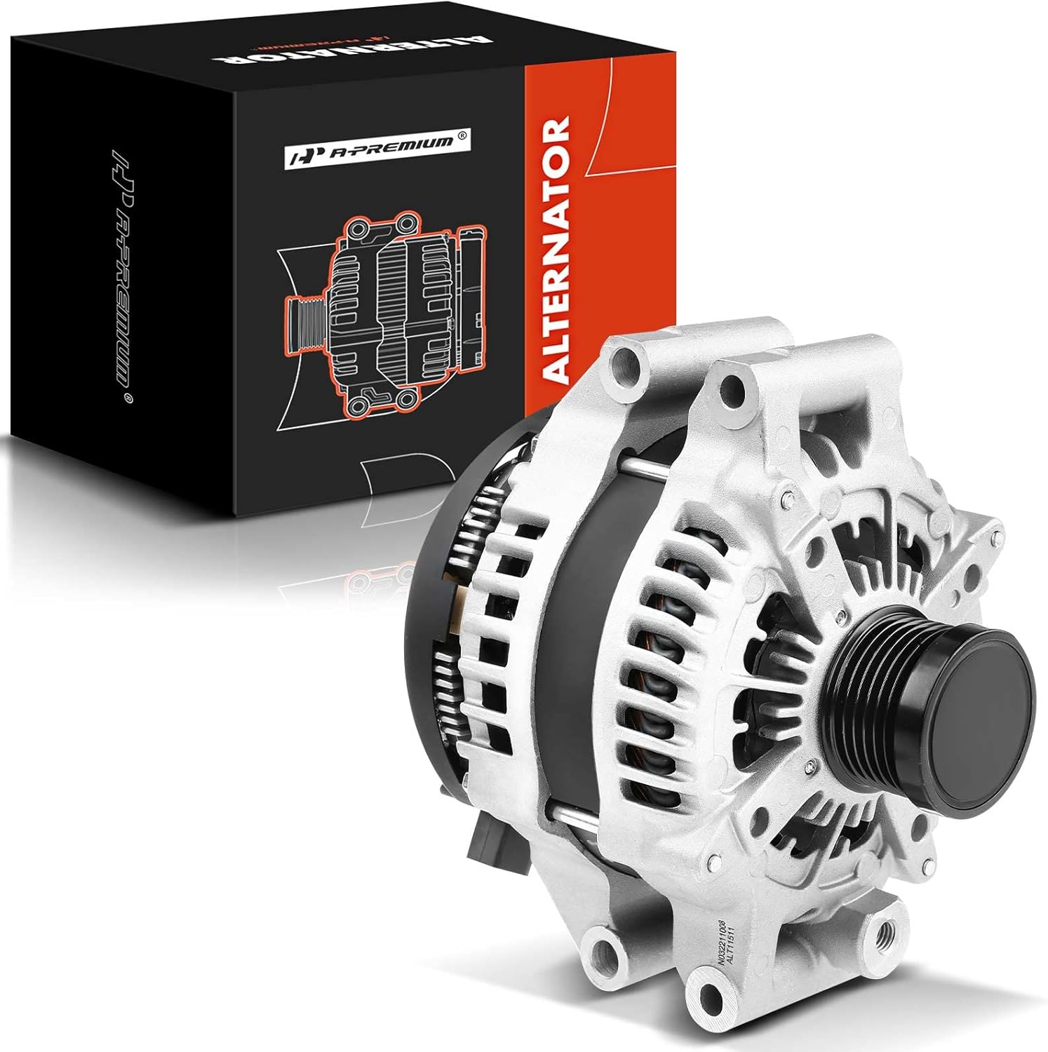 A-Premium Alternator Compatible with BMW E89 Series Z4 2009 2010 2011 L6 3.0L, 12V 170A 6-Groove Pulley Clockwise, Replace# 104210-6040, 12317552815