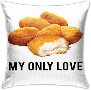 Chicken Nuggets My Only Love Square Pillow Case Throw Pillow Sofa Cushion Car Cushion Decoration