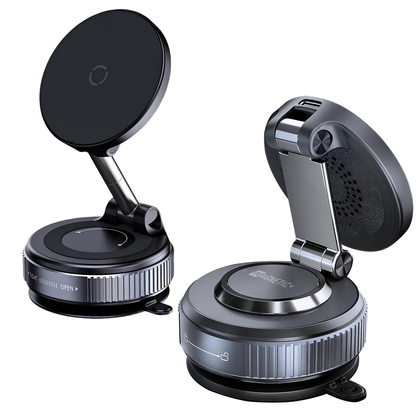 15W Fast Wireless for Magsafe Car Mount Charger for iPhone 12-17Series