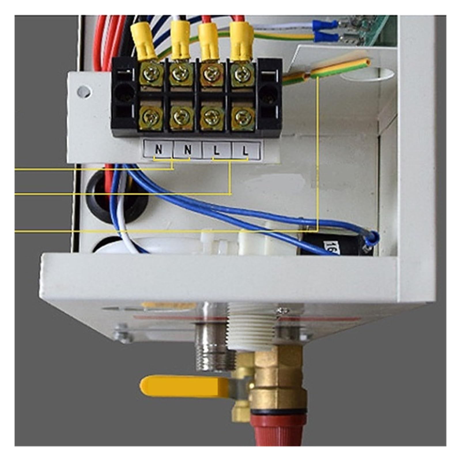 Generador de Vapor para Sauna doméstica, generador de Vapor de 3/4, 5KW para Ducha, máquina de Vapor multifunción para el hogar, Sauna, baño, SPA, Ducha de Vapor (4.5kw 380v)