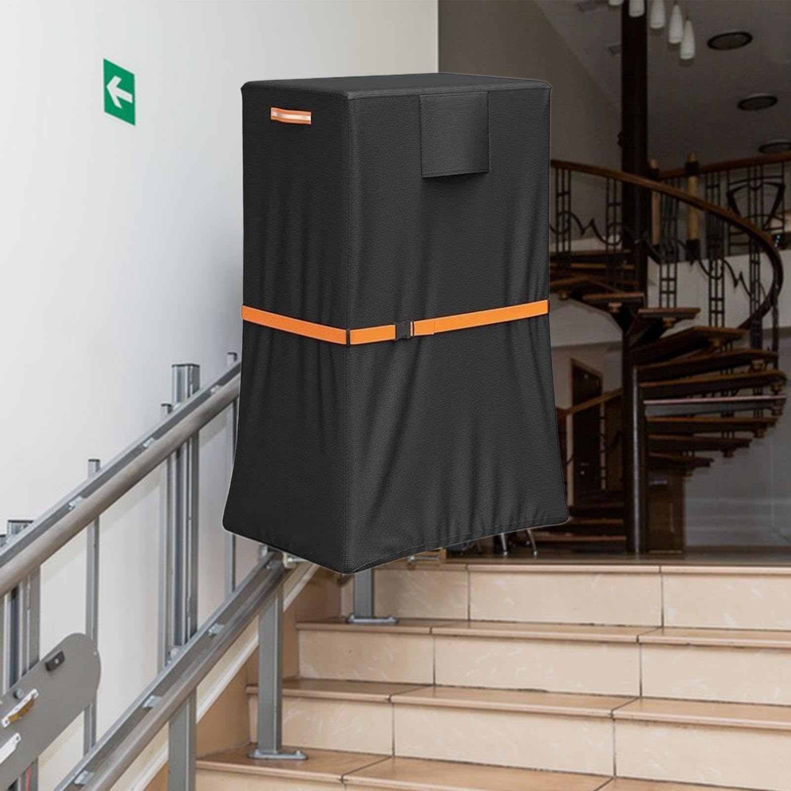 Copertura per montascale | Tessuto Oxford impermeabile – Copertura protettiva per ascensore elettrico mobile – per interni ed esterni, giardino, cortile, balcone, terrazza, cortile, portici