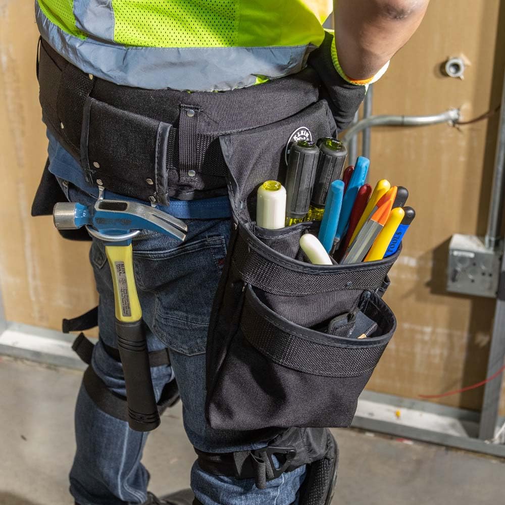 Klein Tools 5702 Powerline 2-pocket Utility Pouch, 5703
