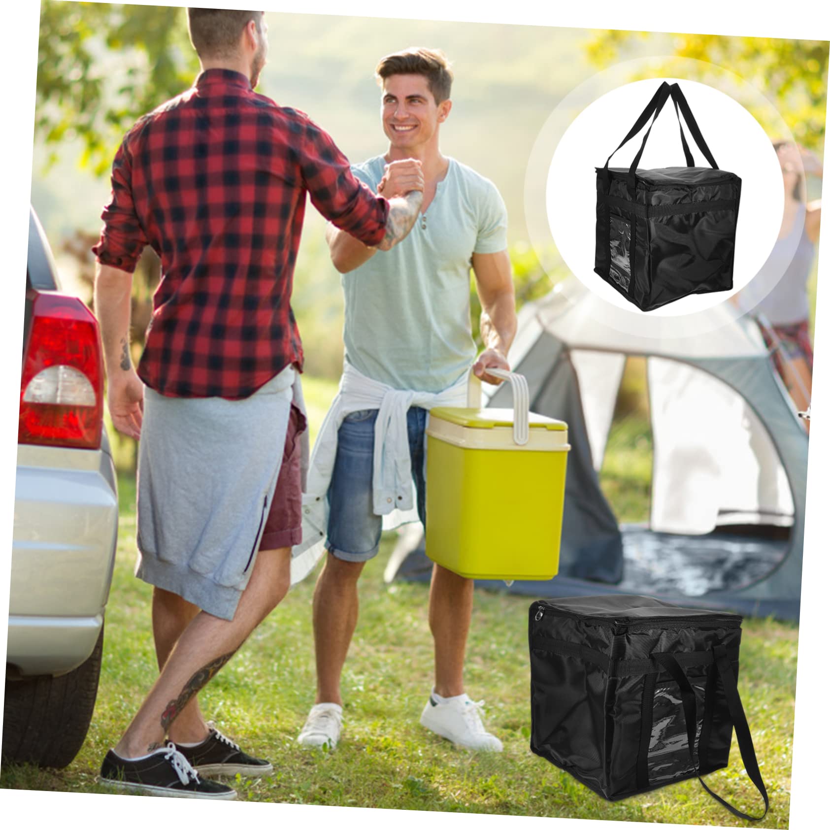 MAGICLULU Isotherme pour Livraison de Repas de Transport Aliments Chauds Portable Résistant