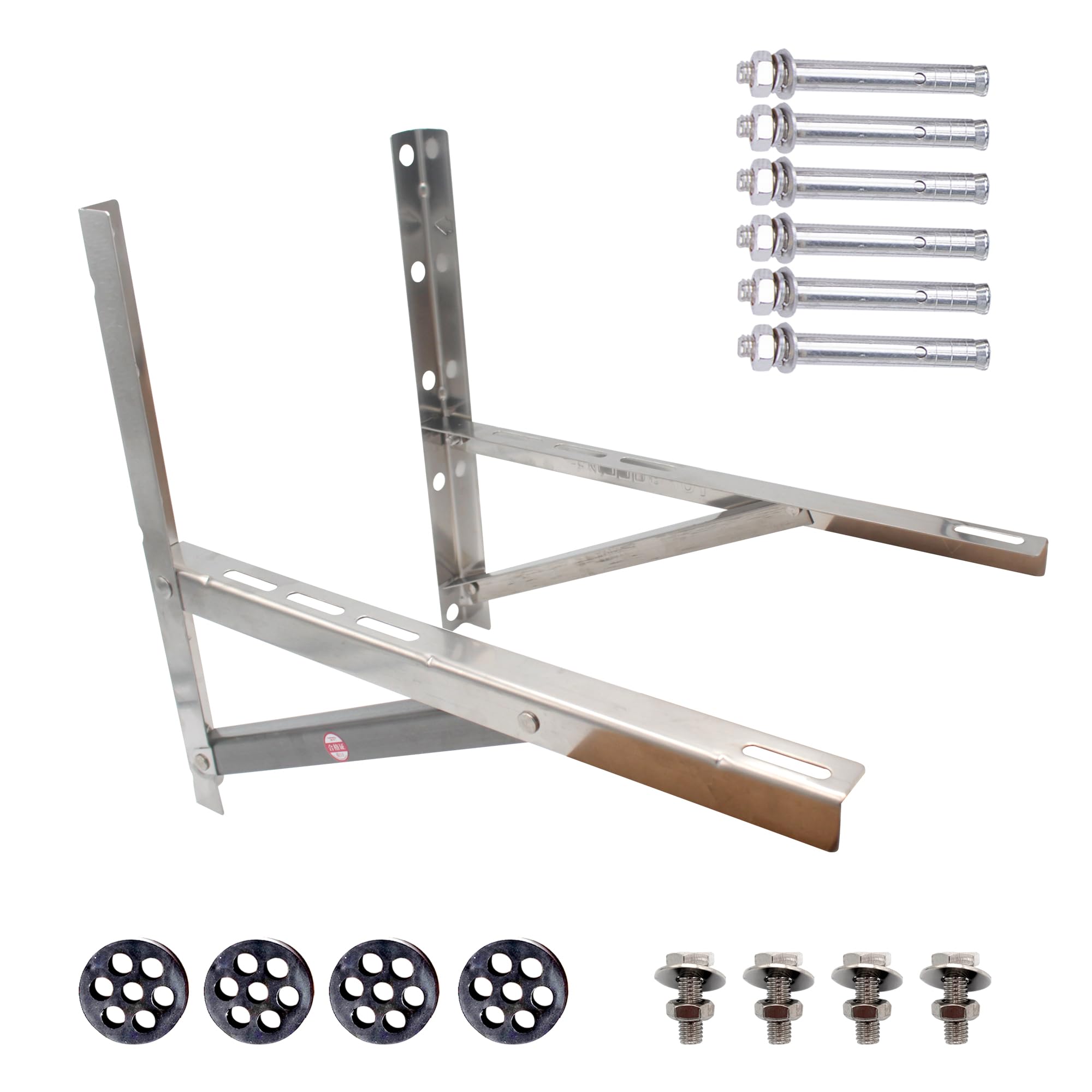 TAUROX Mini Split Wall Mounting Bracket for 9000-36000 BTU Condenser，Mini Split Stand Stainless Steel Support for Air Conditioner or Heat Pump Systems