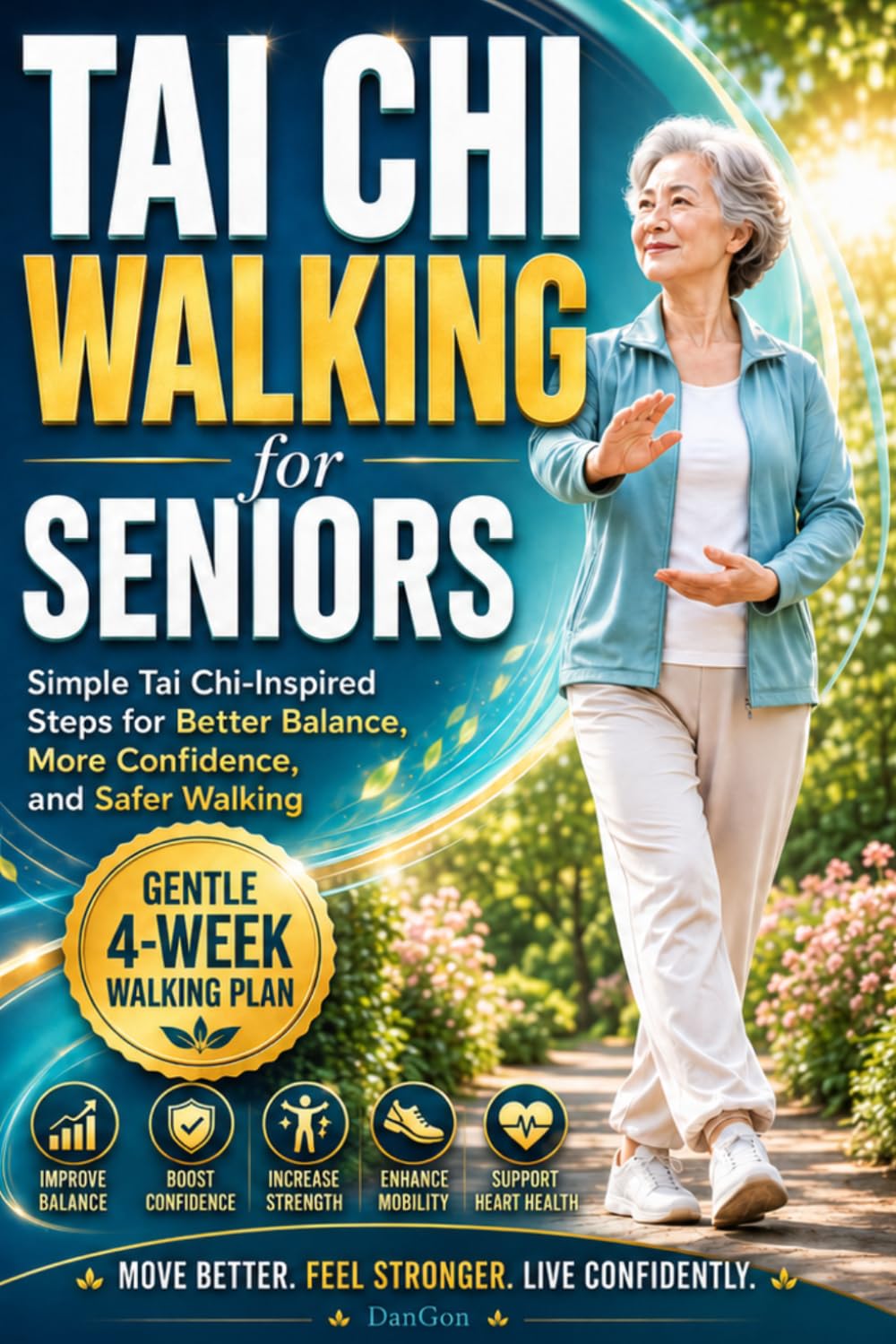 Tai Chi Walking for Seniors: Gentle Tai Chi and Indoor Walking Exercises for Seniors to Build Balance, Improve Mobility, and Prevent Falls in Just 10 Minutes a Day