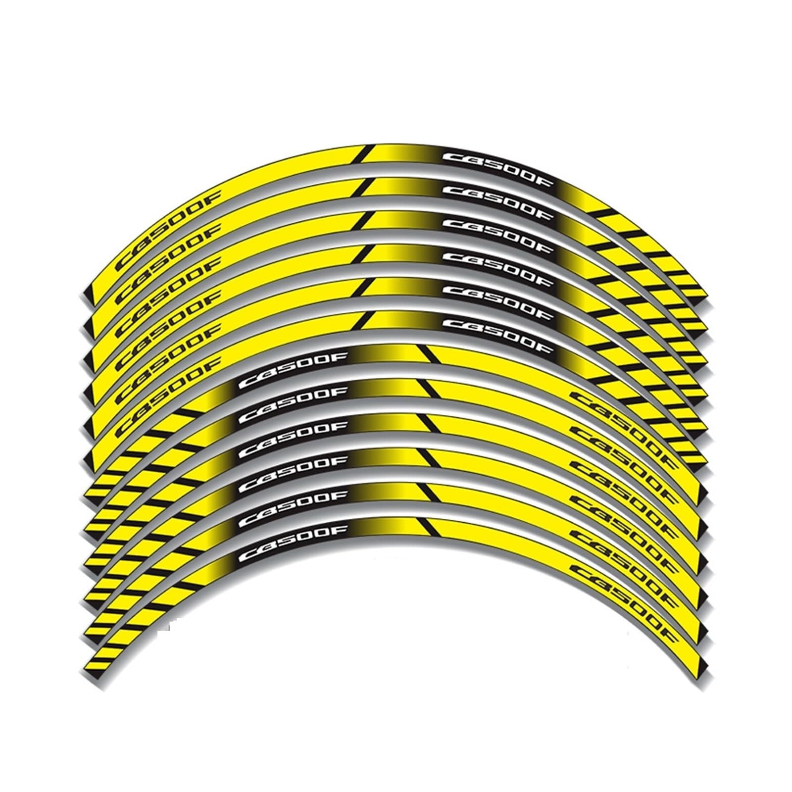 Motorcycle Stripes Reflective Rim for CB500F Stickers are Suitable(3)