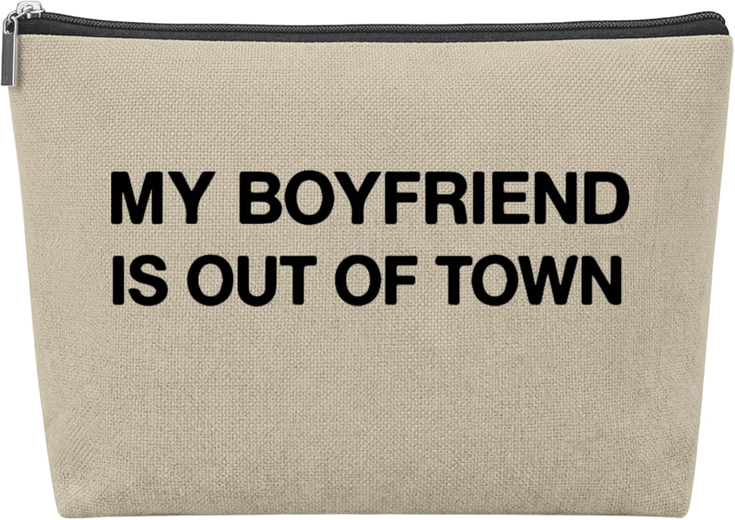 Beige Funny Mahjong Tile Bag Empty,