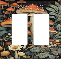 Vista 171 de Cubiertas Decorativas de Arte para Interruptores de Luz, Hojas de Otoño, Placa de Pared de Palanca Individual, Cubierta Decorativa de Interruptor