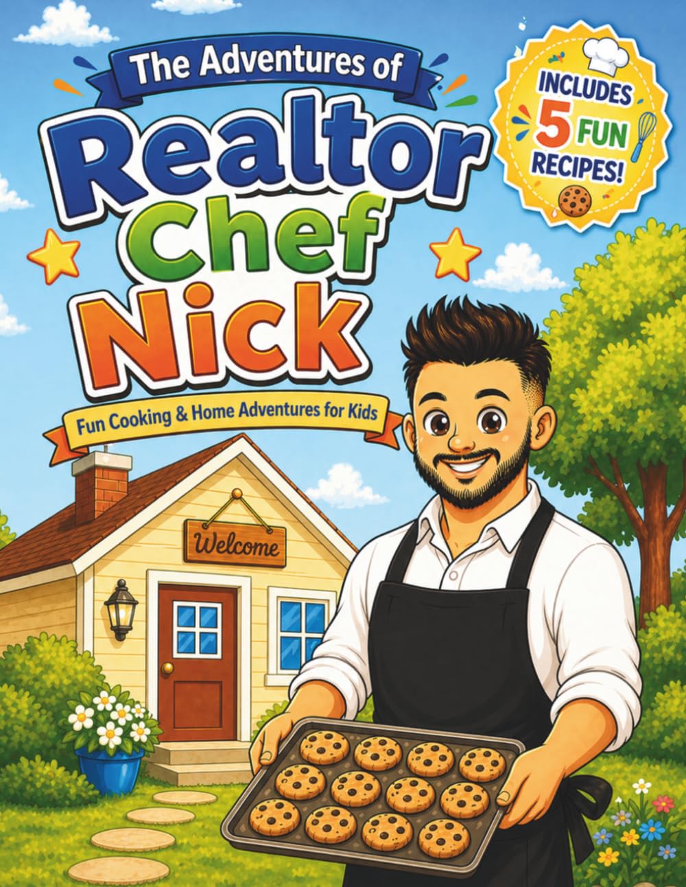 The Adventures of Realtor Chef Nick: Fun Cooking & Home Adventures Coloring Book for Kids Ages 4–8
